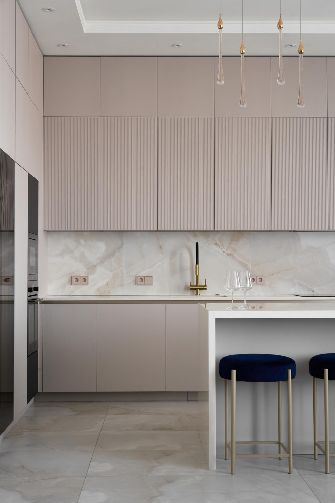 Дизайн проект квартиры 180м2  ЖК "Бульварный  переулок ". Гостиная