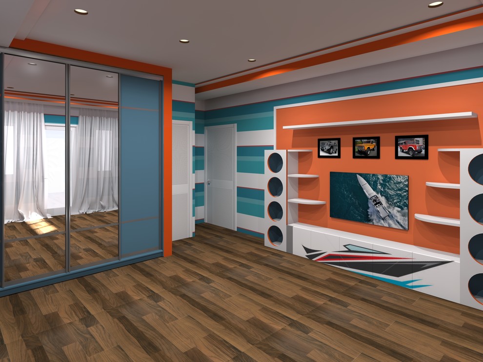 Северный Голливуд - Лос Анджелес. Дизайн интерьера в средиземноморском стиле.