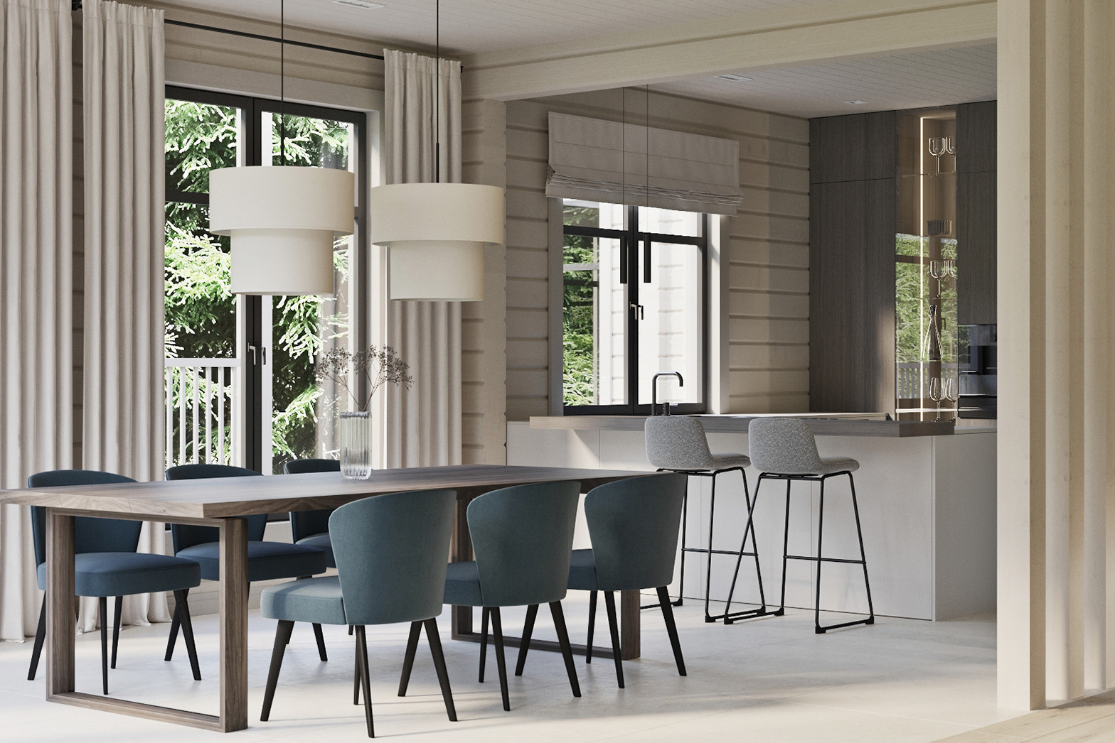 Обложка проекта: Интерьер загородного дома, 400 м2