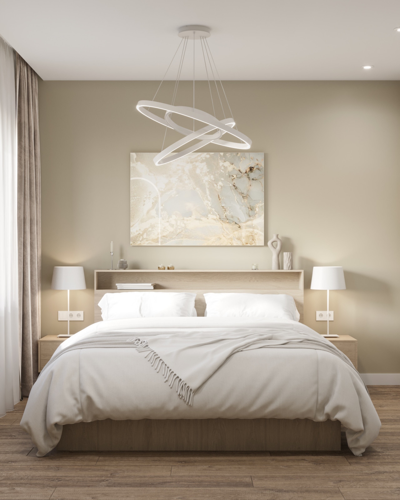 Design project of a one bedroom apartment