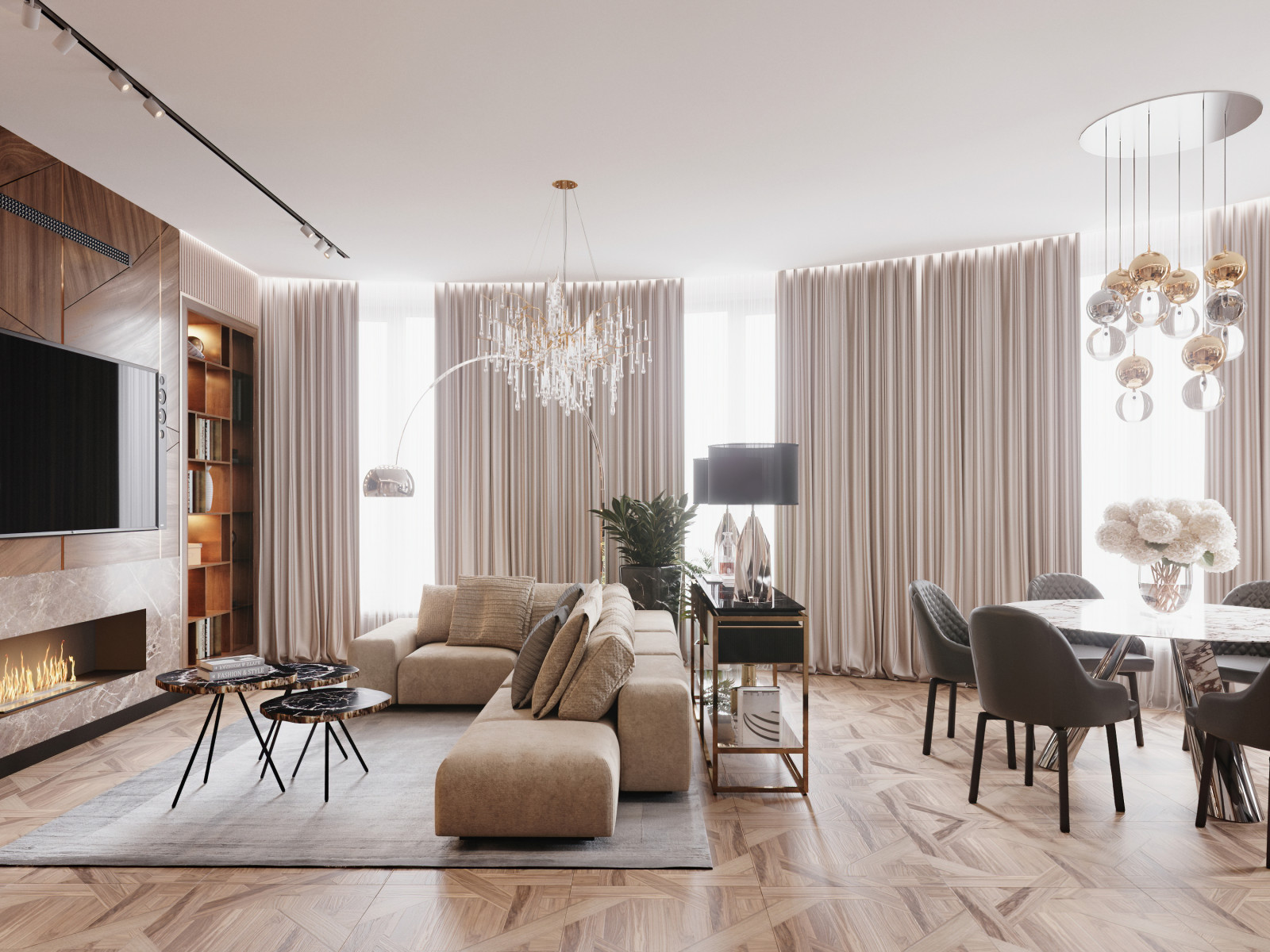 ЖК "Новый город" 140 м²