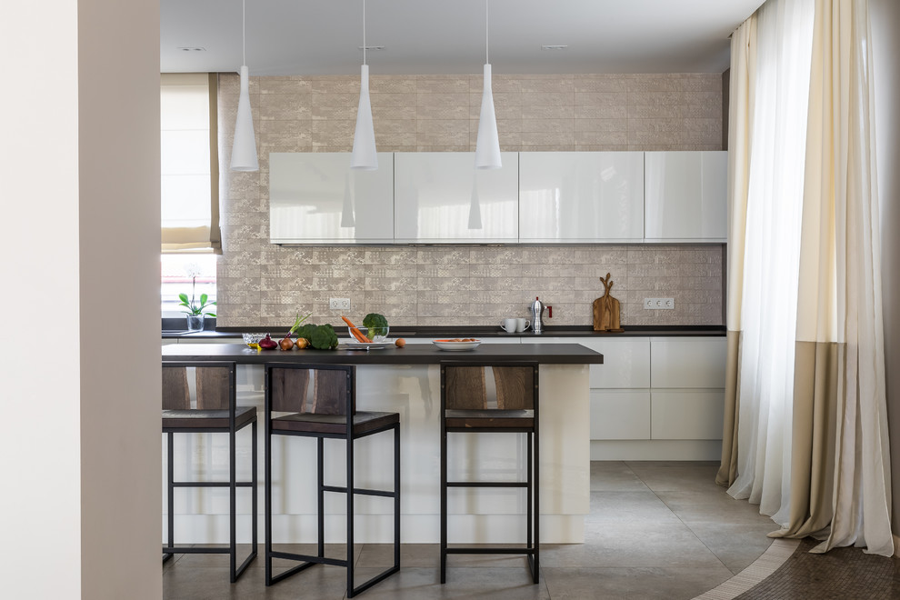 Интерьер частного дома с яркими акцентами