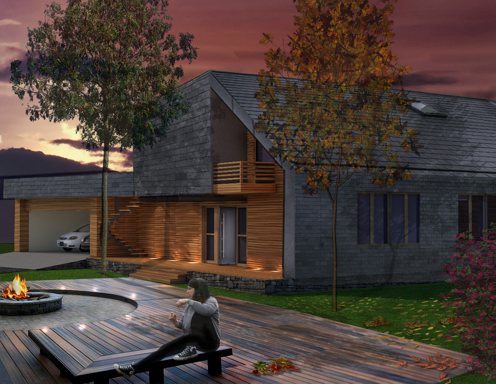 Эскизный проект индивидуального жилого дома в Велегож - парк 2 Тульской области