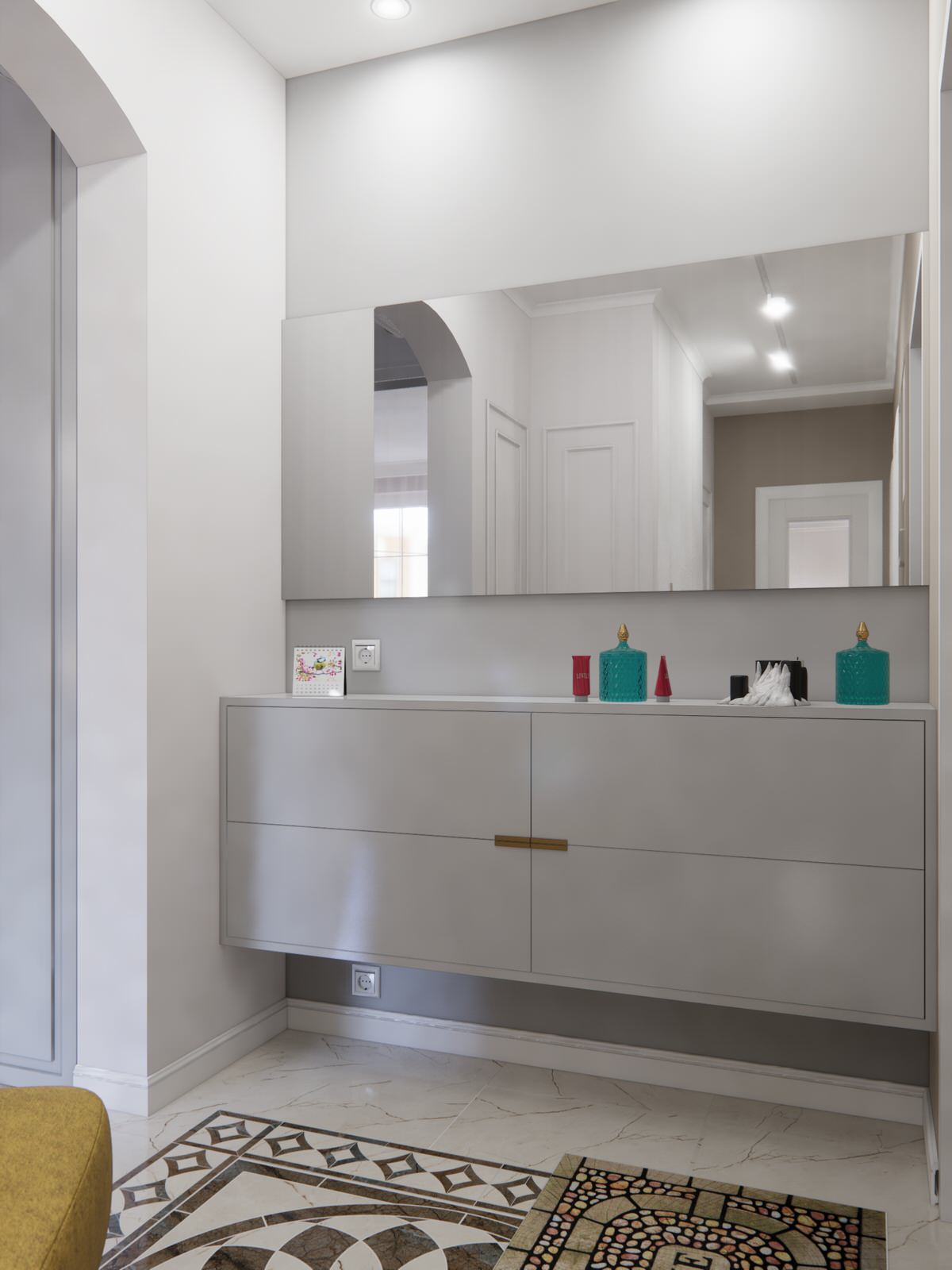 Квартира в стиле Ар-деко с элементами неоклассики в Москве