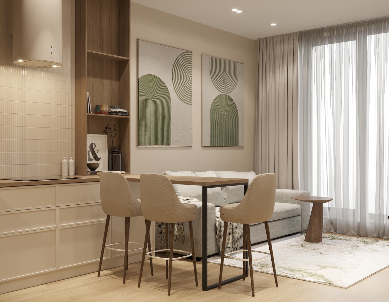 Обложка проекта: Мягкий интерьер  для леди.