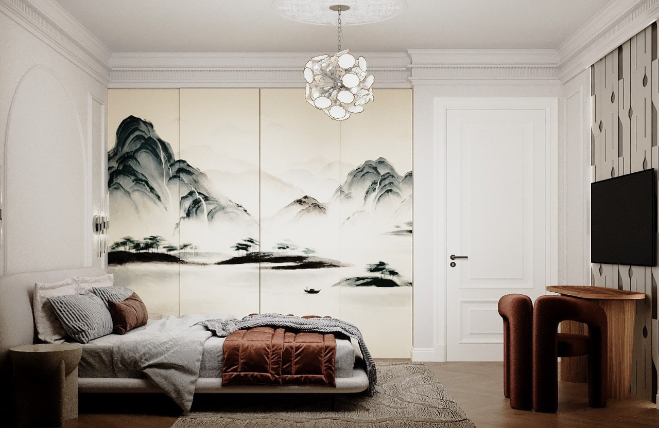 Дизайн интерьера дома в стиле Нео-классика с элементами дизайнерских решений