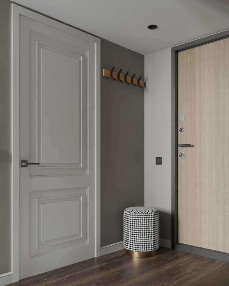 Дизайн интерьера студии с антресольным этажом