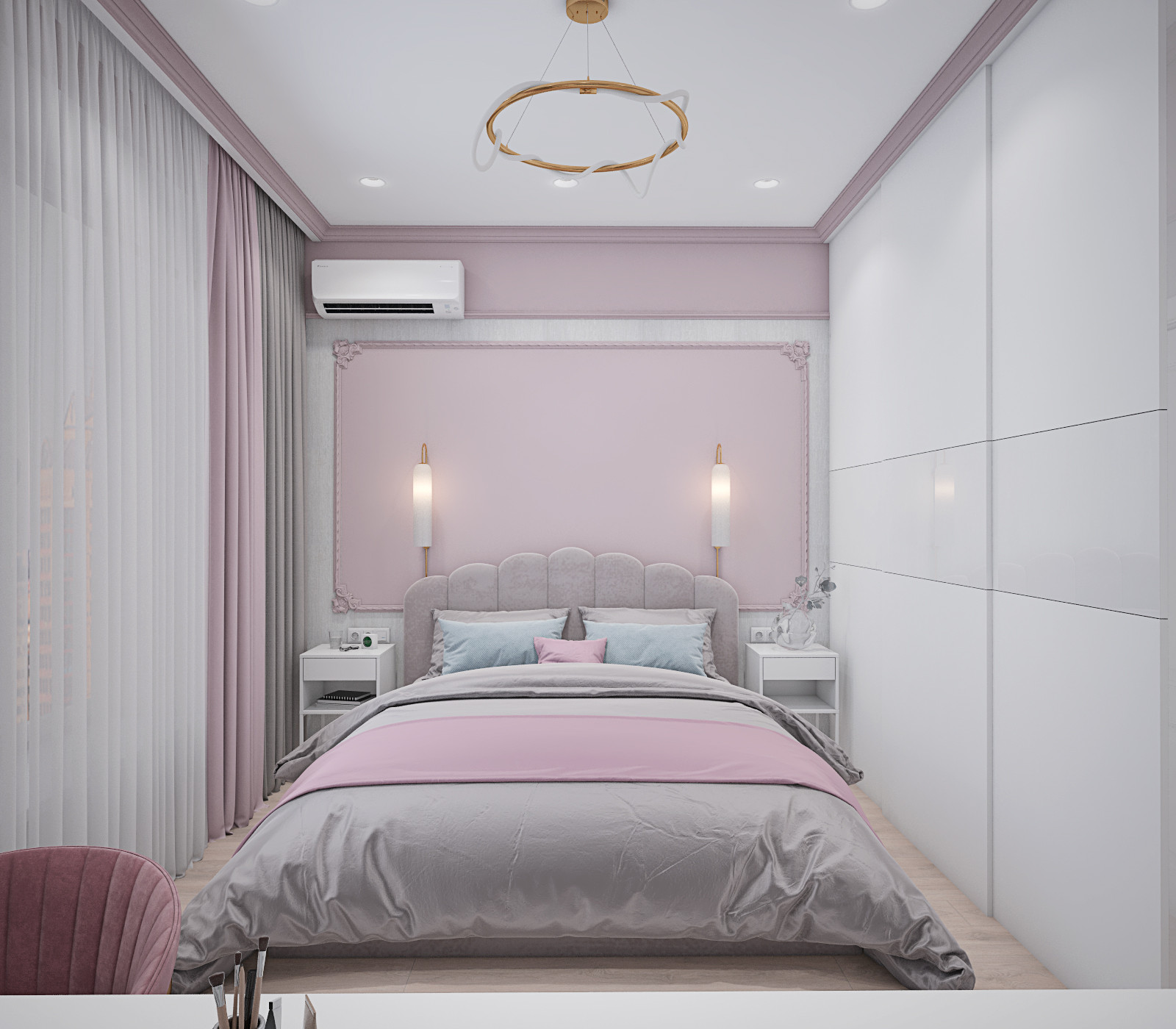 Лавандовая спальня