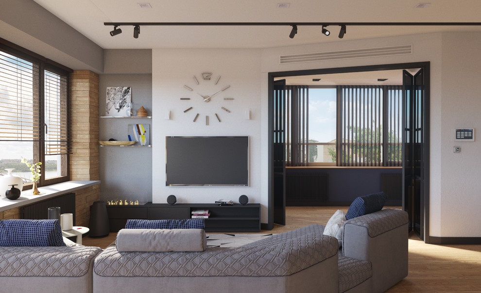 3-комнатная квартира для молодого мужчины с видом на реку (визуализация)