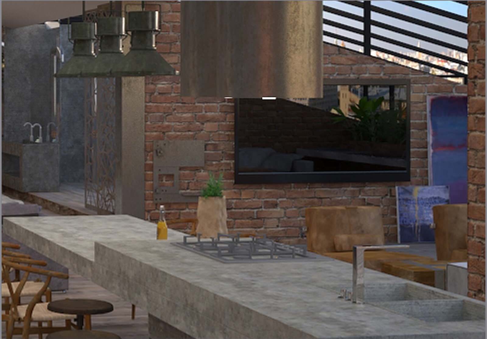 Пентхаус на мансардном этаже