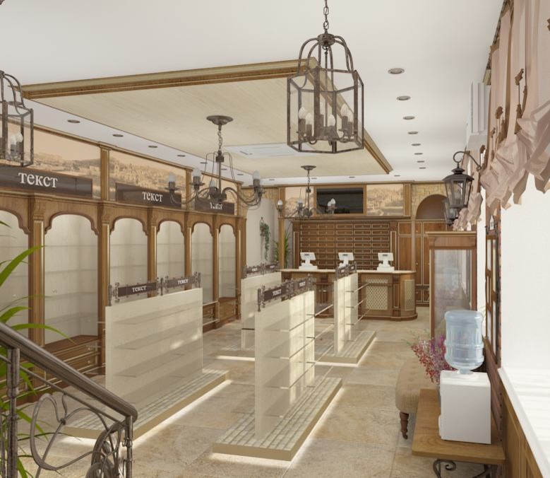 Обложка проекта: Аптека в стиле "Старый Город"