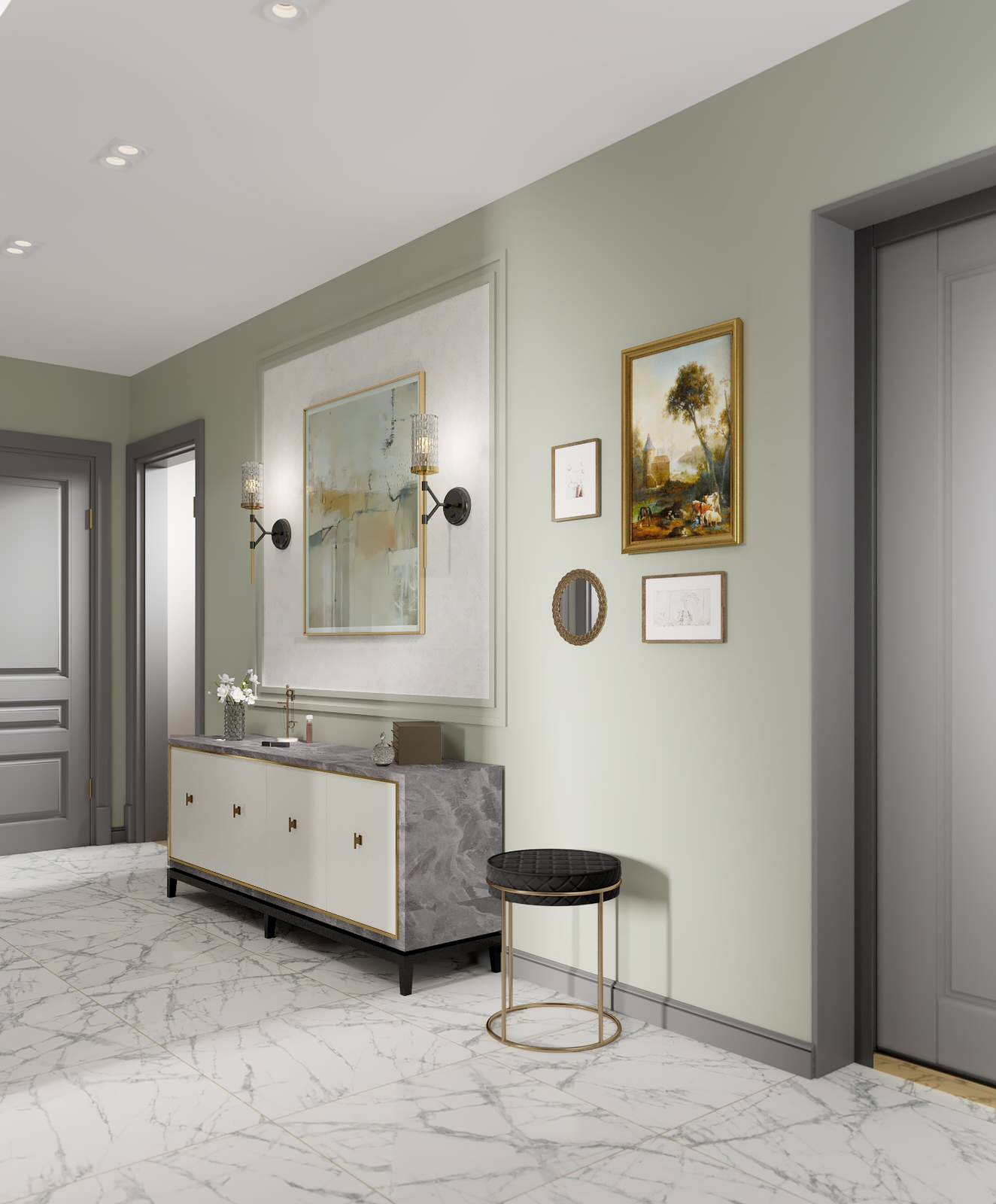 Обложка проекта: Трехкомнатная квартира