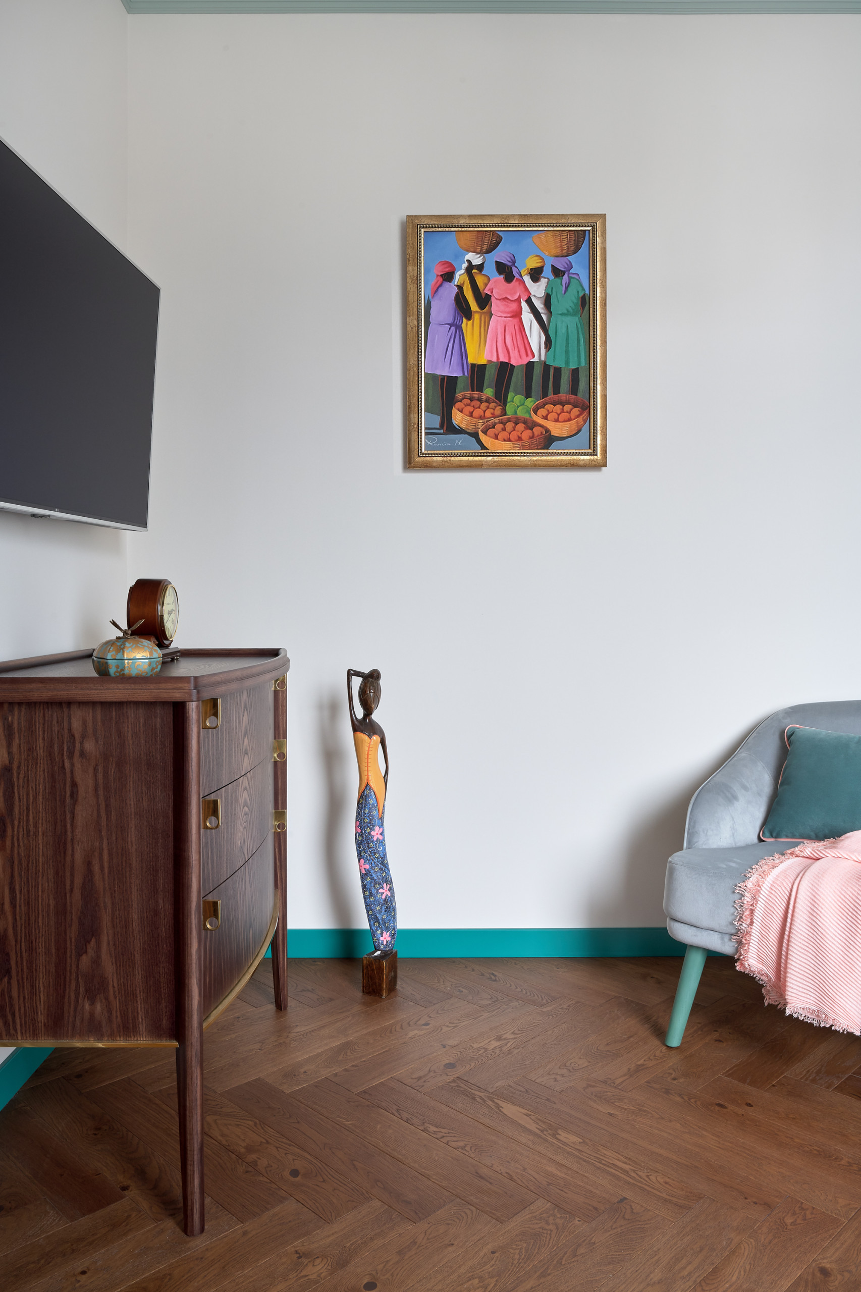 В гостях: Интерьер в оттенках картины из Доминиканы