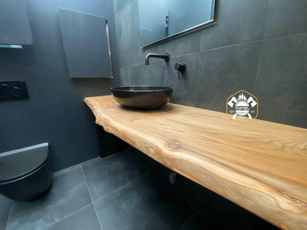 Консоль из слэба под раковину