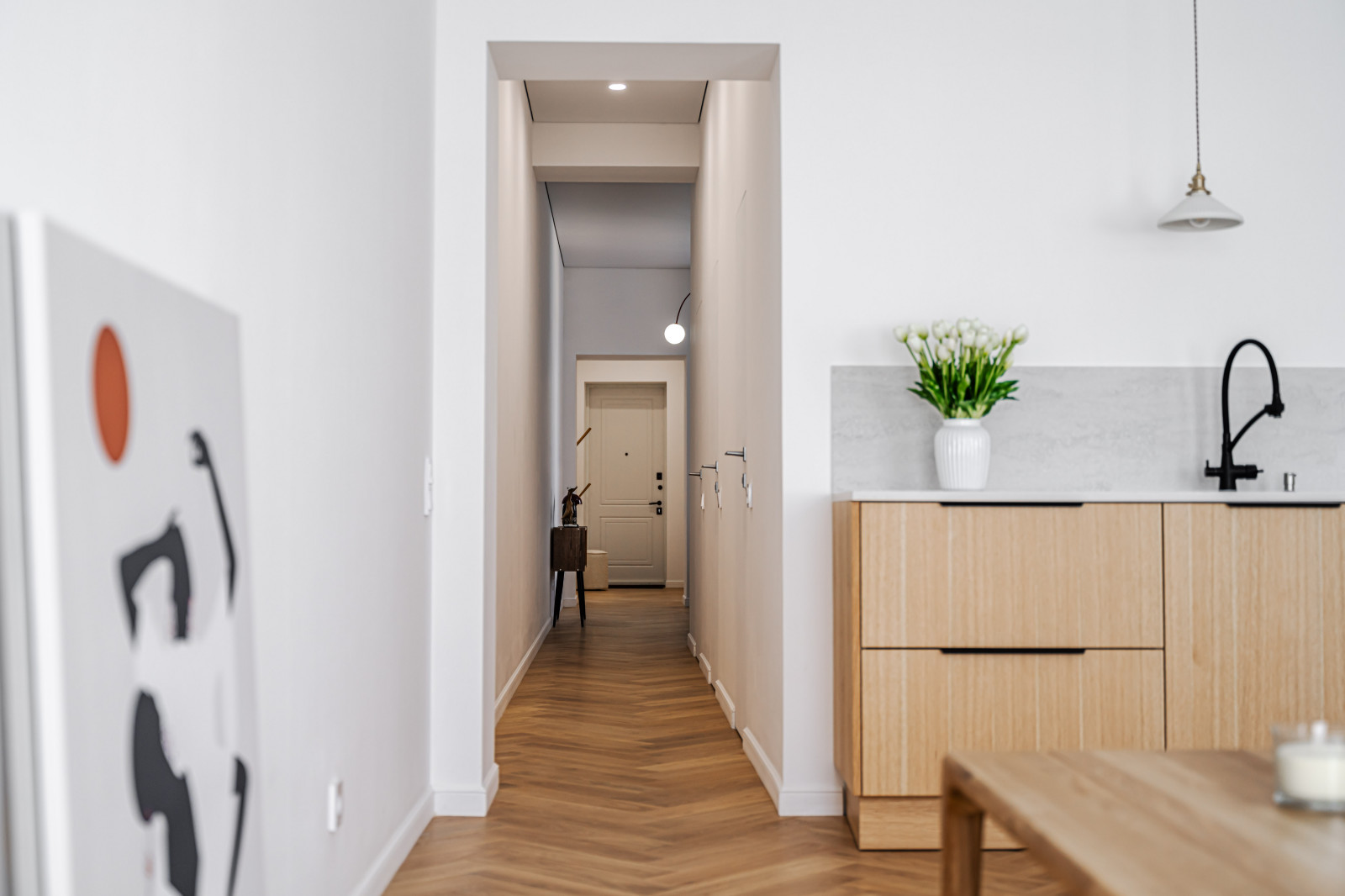 Светлая квартира в скандинавском стиле