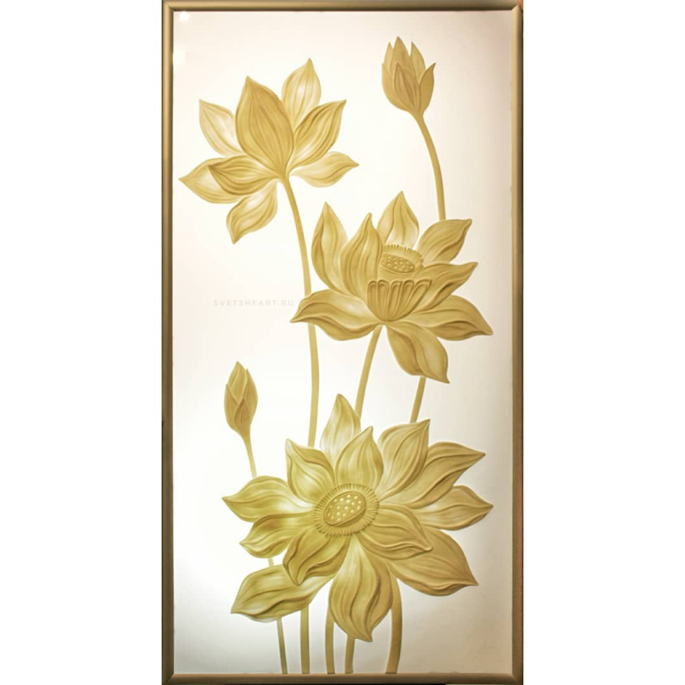 Световое панно барельеф подвесное