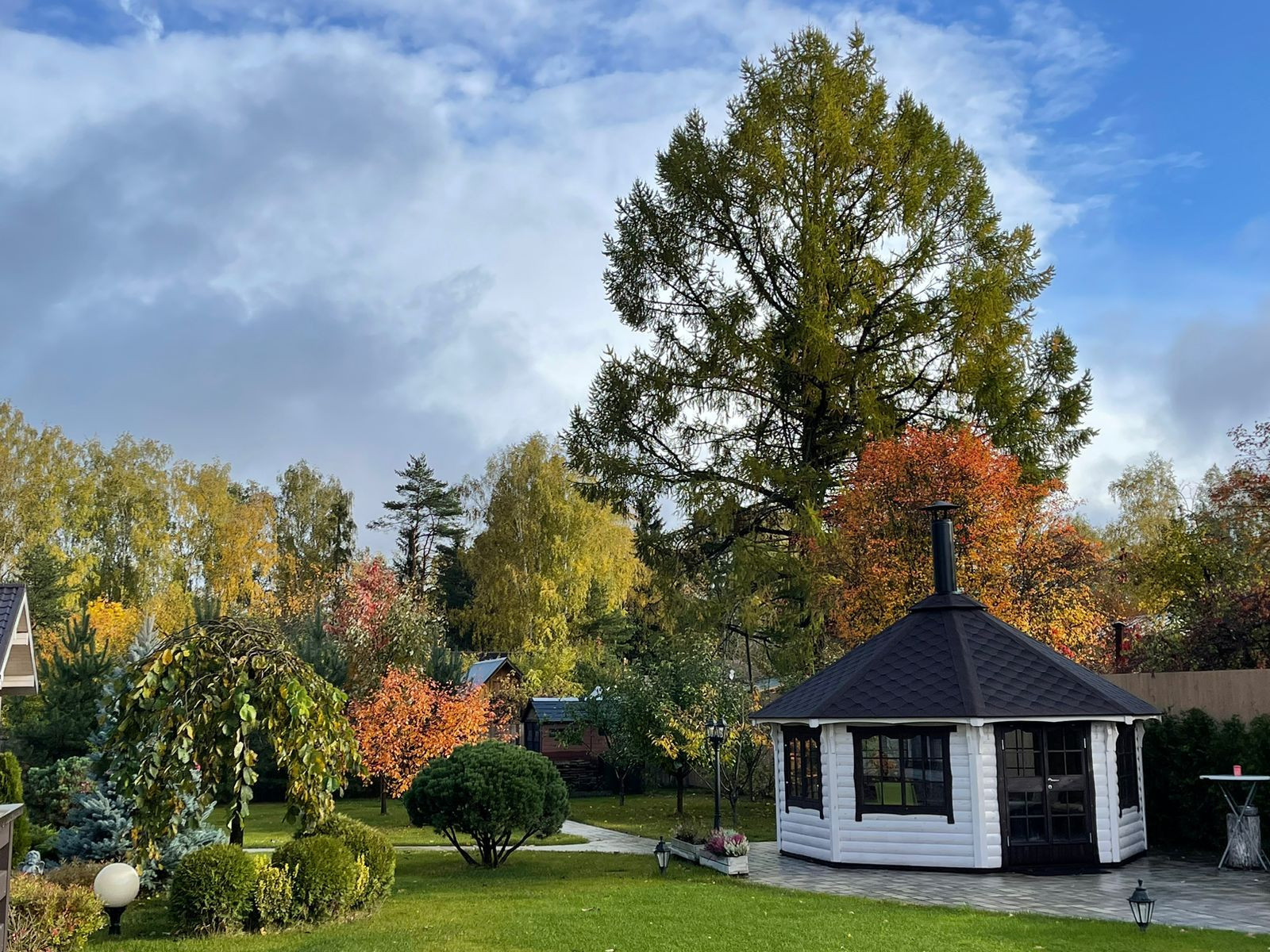 Сады осенью