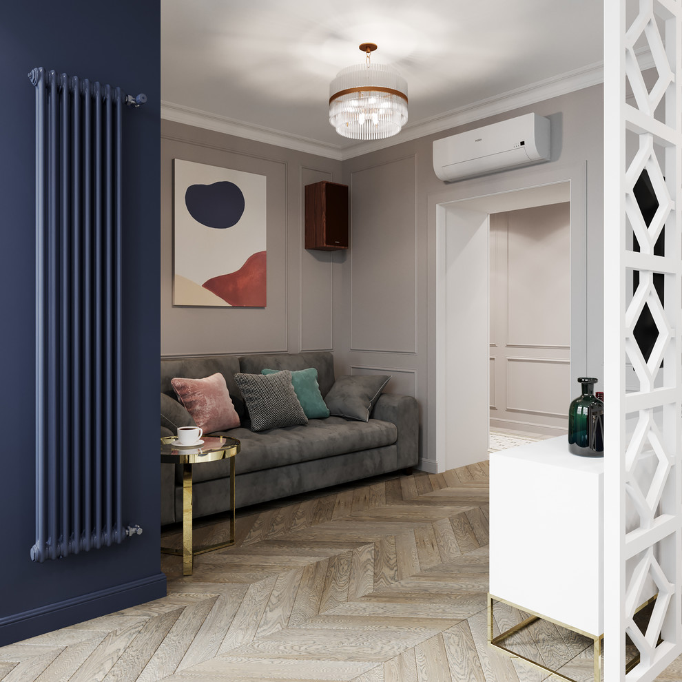 Визуализации для проекта квартиры 73кв.м ЖК Прайм Тайм, Москва