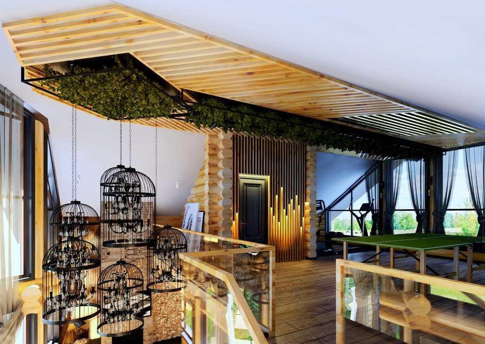 интерьер деревянного дома