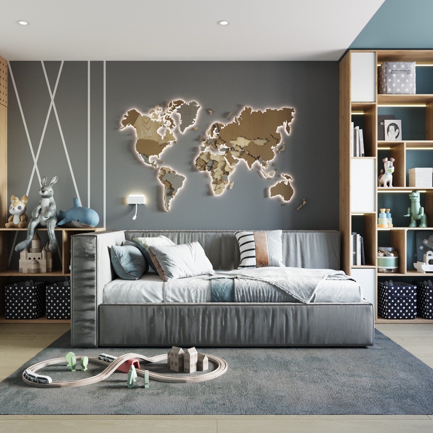 Обложка проекта: Интерьер детской для мальчика