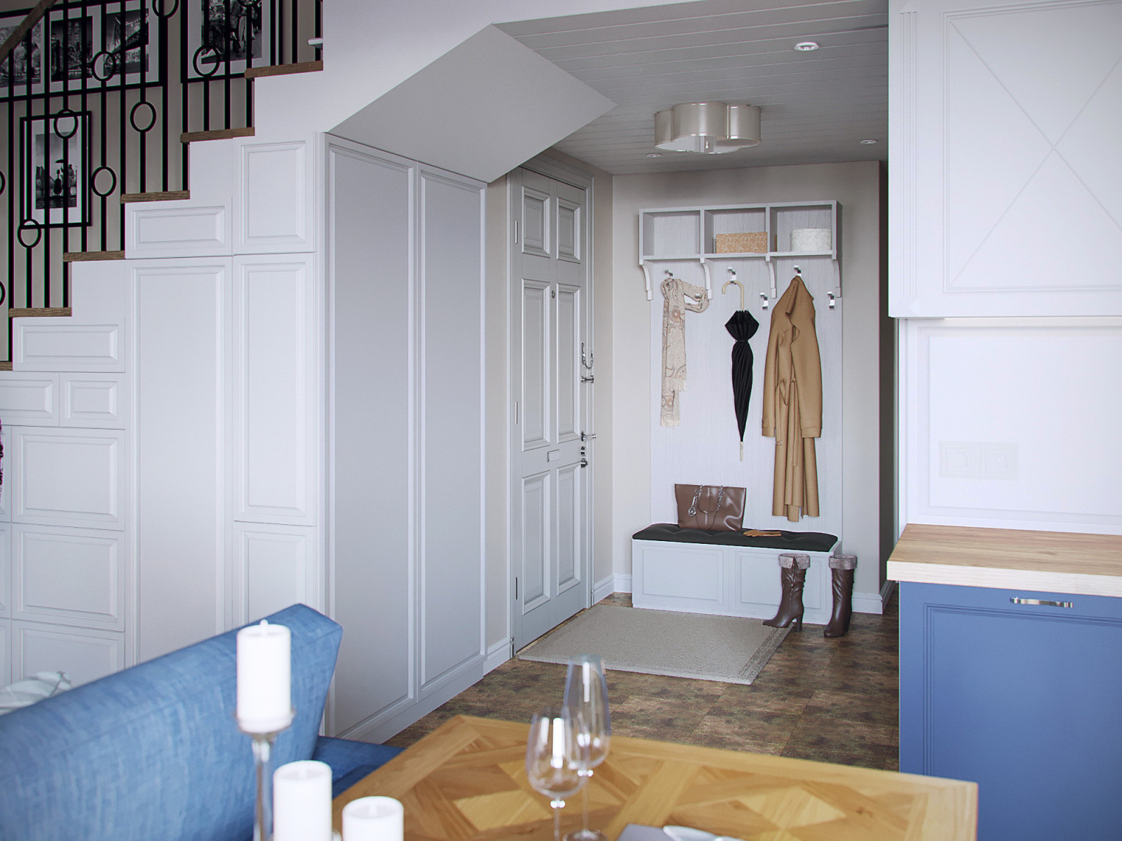 Воздушный лофт. ЖК Валентиновка парк. Двухуровневая квартира, 70 кв.м.