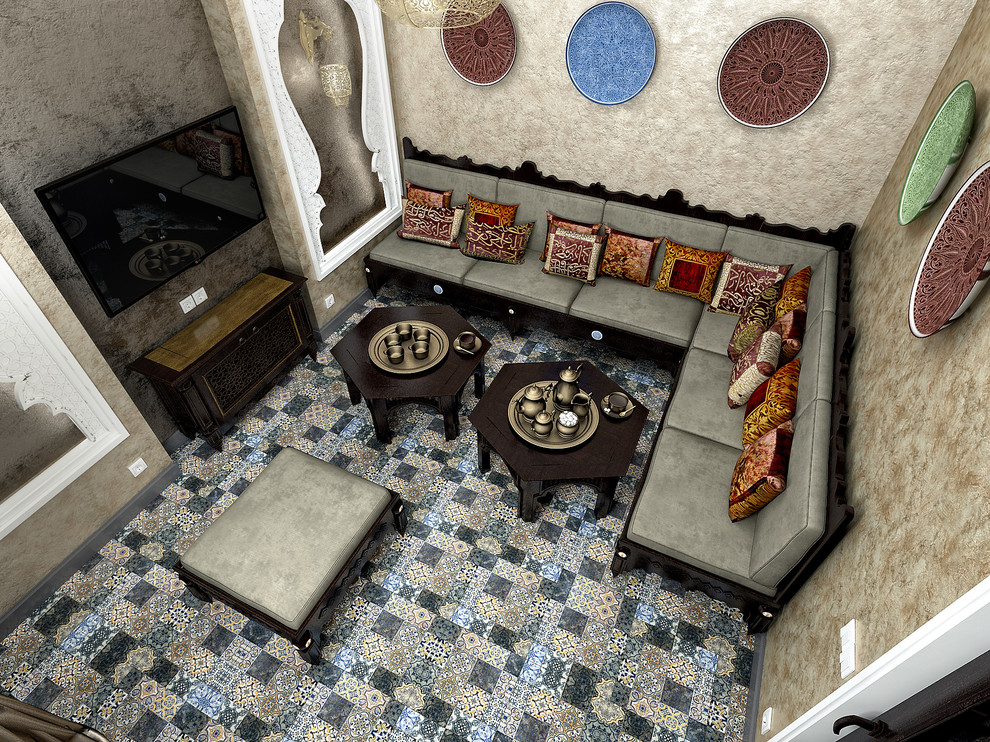 Обложка проекта: recreation room with pool