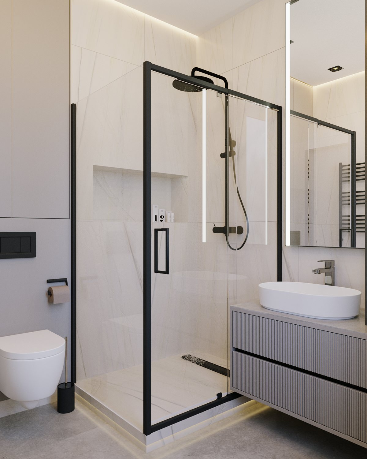 Дизайн-проект дома 170м2 в Новороссийске