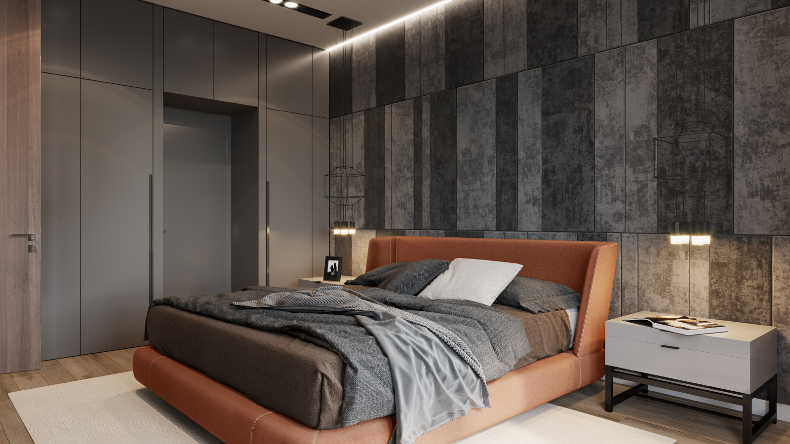 Спальня в ЖК "Сердце Столицы"