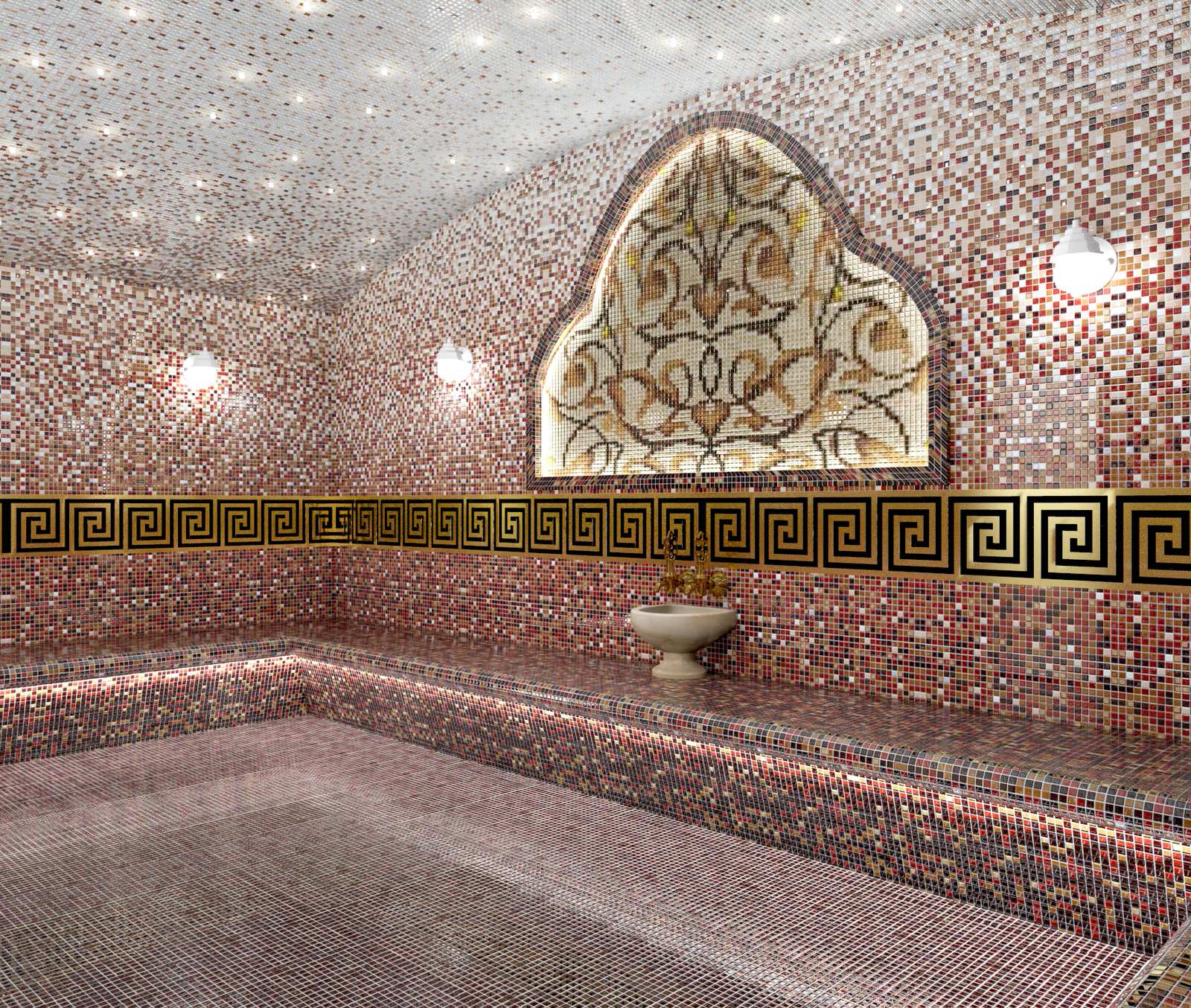 Мозаика для хамама