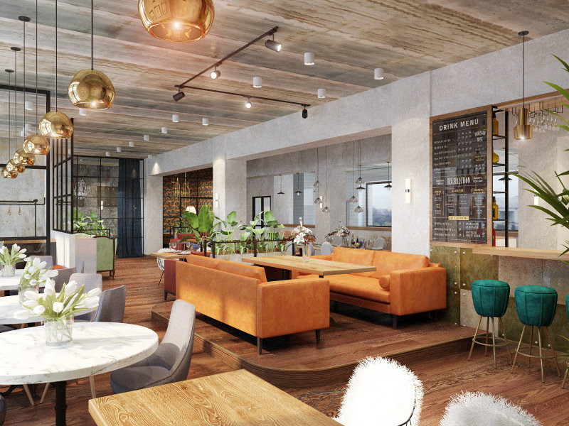 3D-концепт, ресторан "Марк и Лев"