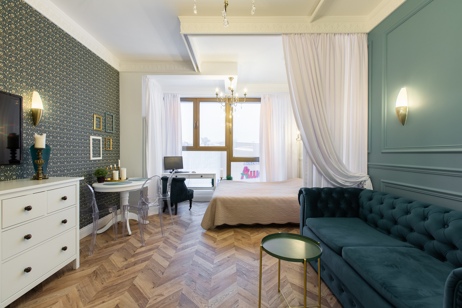 Апартамент на Ходынке в современном британском стиле