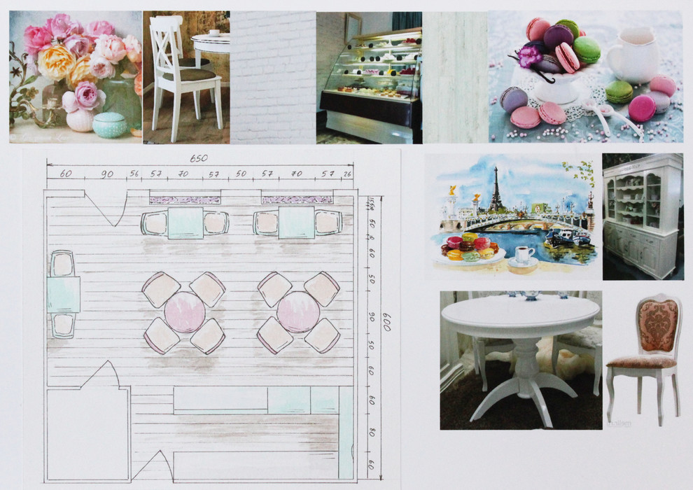 Эскизы разных стилей