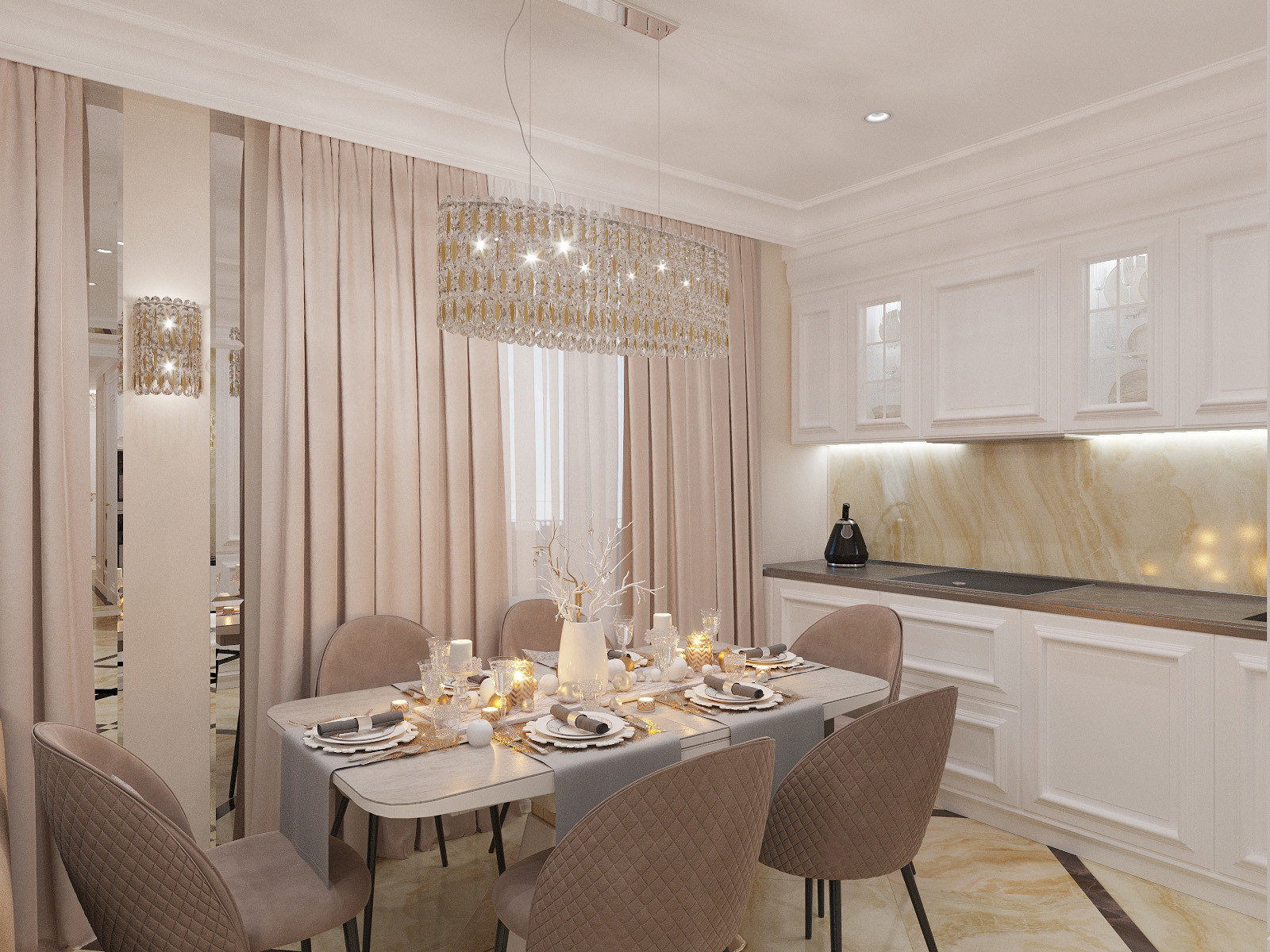 Проект двухуровневого пентхауса в ЖК "Парковый"