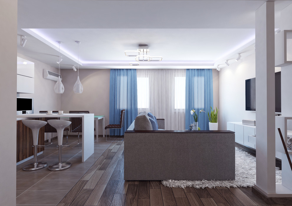 Дизайн проект квартиры для одного молодого человека