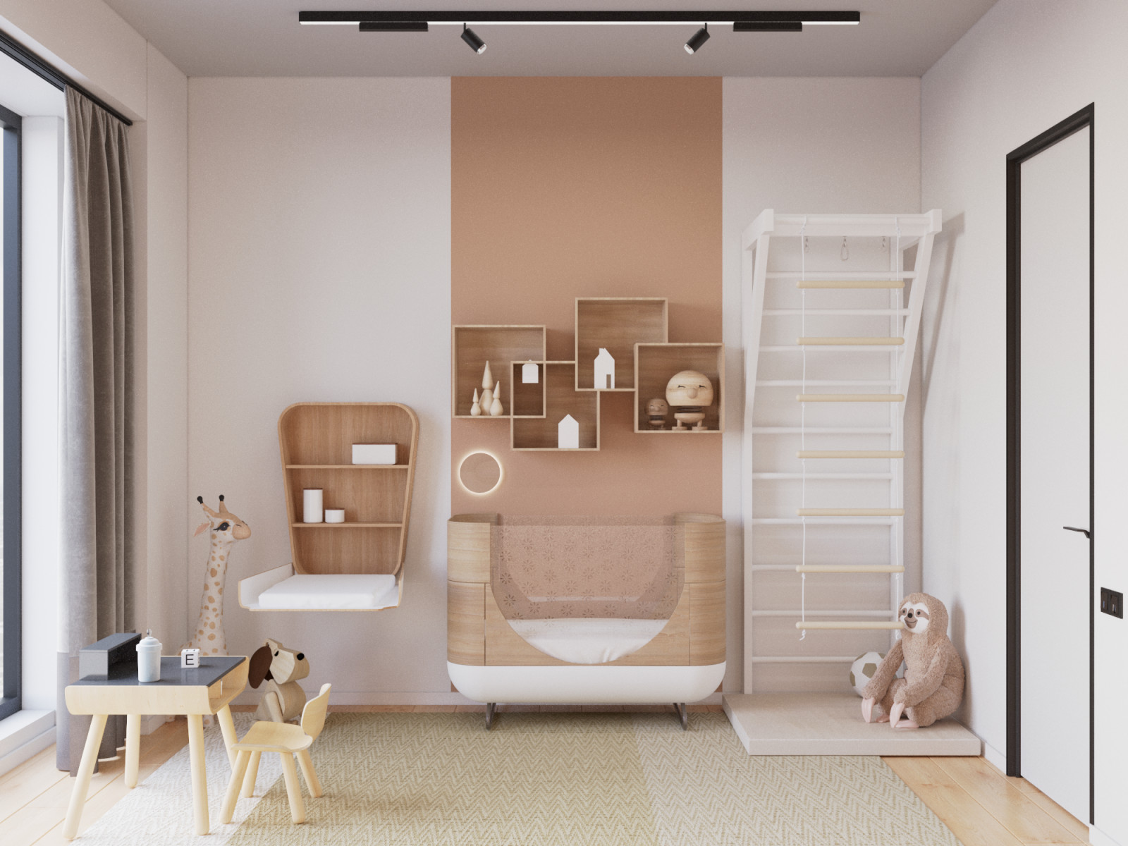 Четырехкомнатная квартира для семьи