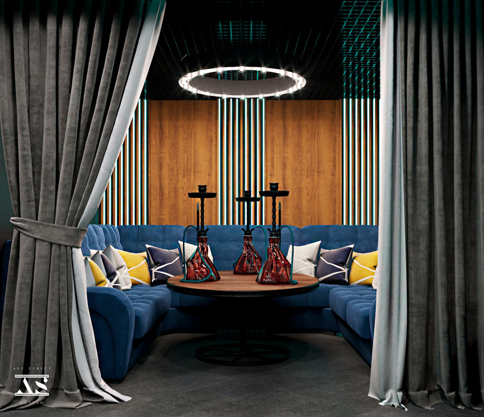 Дизайн-проект сети кальянной Мята Lounge