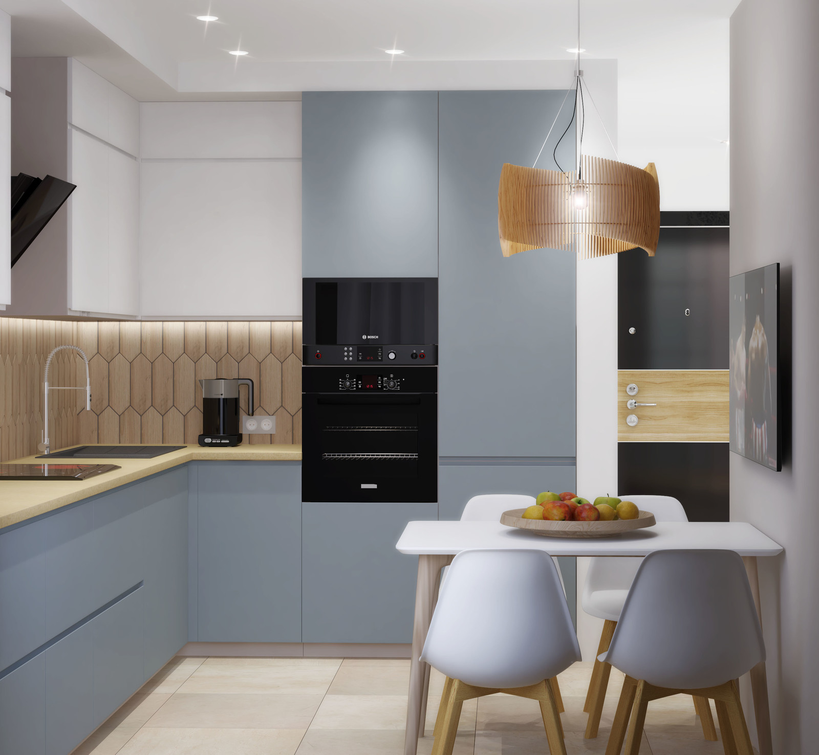 Квартира в современном стиле 47 кв.м. ЖК "Парковые Аллеи"