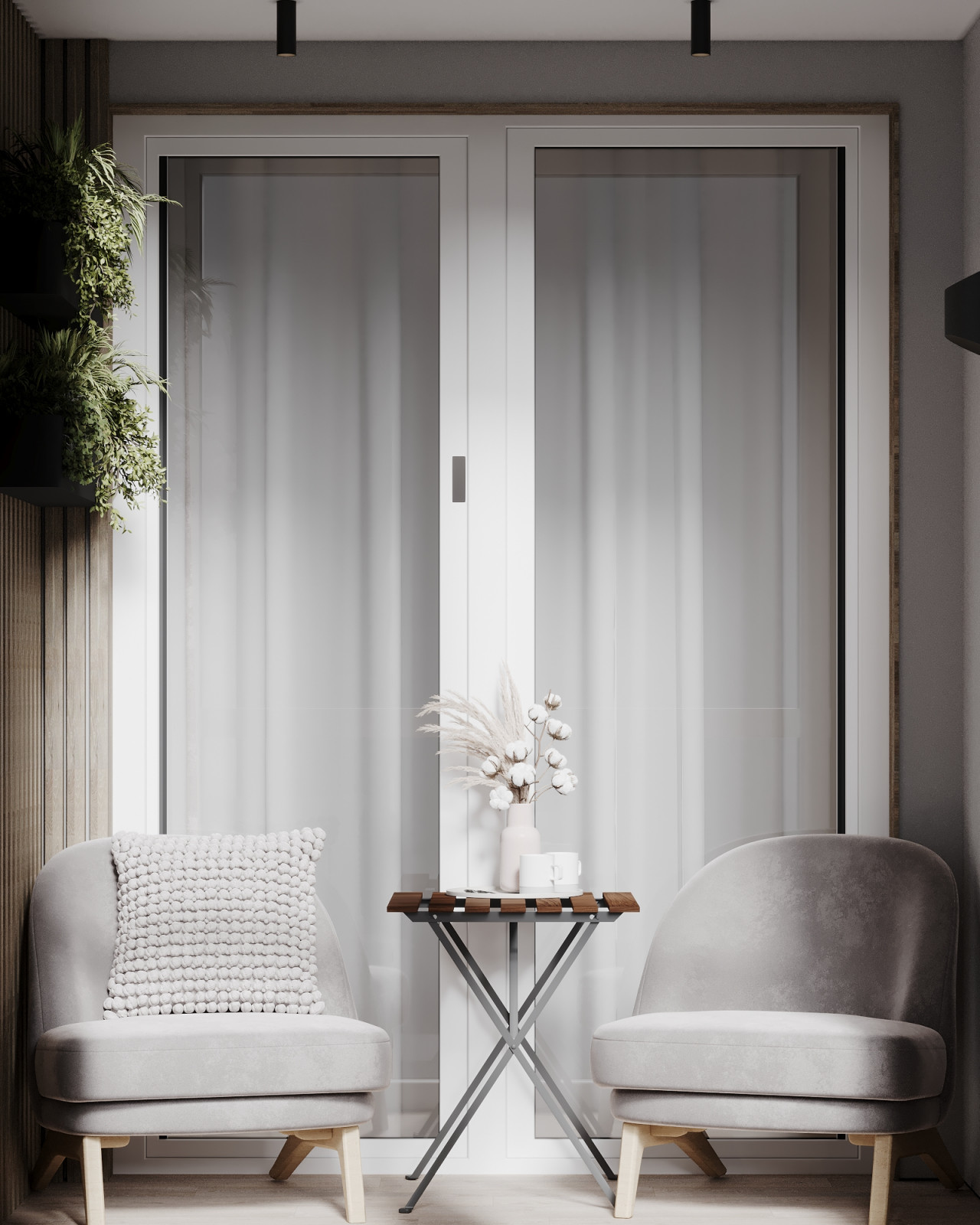 Интерьер квартиры 87м2 в поселке парке Весна