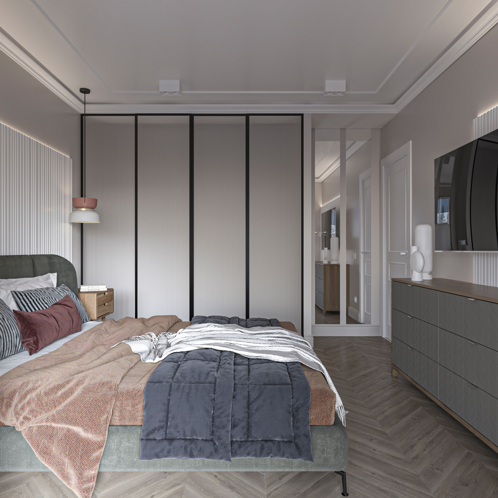 Проект квартиры в современном стиле.