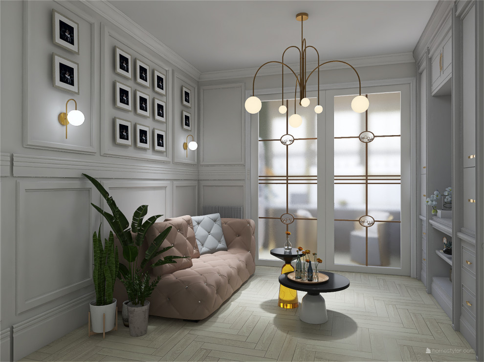 Однокомнатная квартира в стиле неокласики