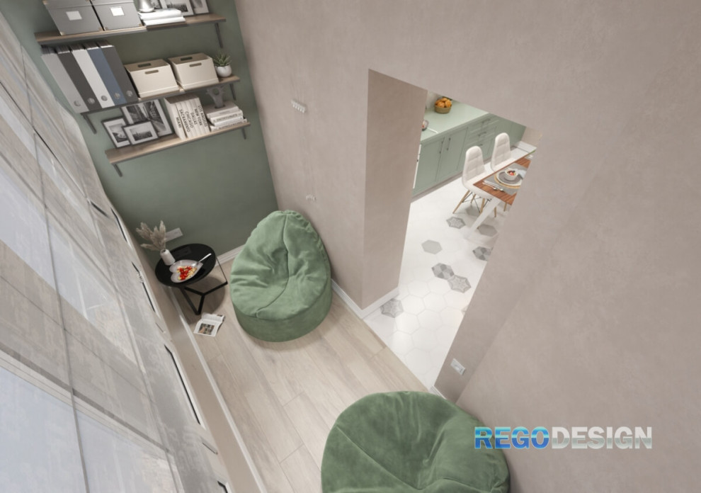 №45 ДИЗАЙН-ПРОЕКТ КВАРТИРЫ В ЖК ПУШКИНСКИЙ 50 КВ.М.