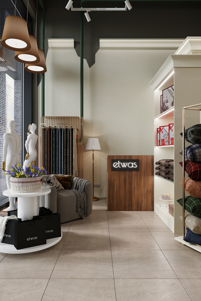 Интерьер магазина домашнего текстиля "ETWAS" - 58,6 кв.м.