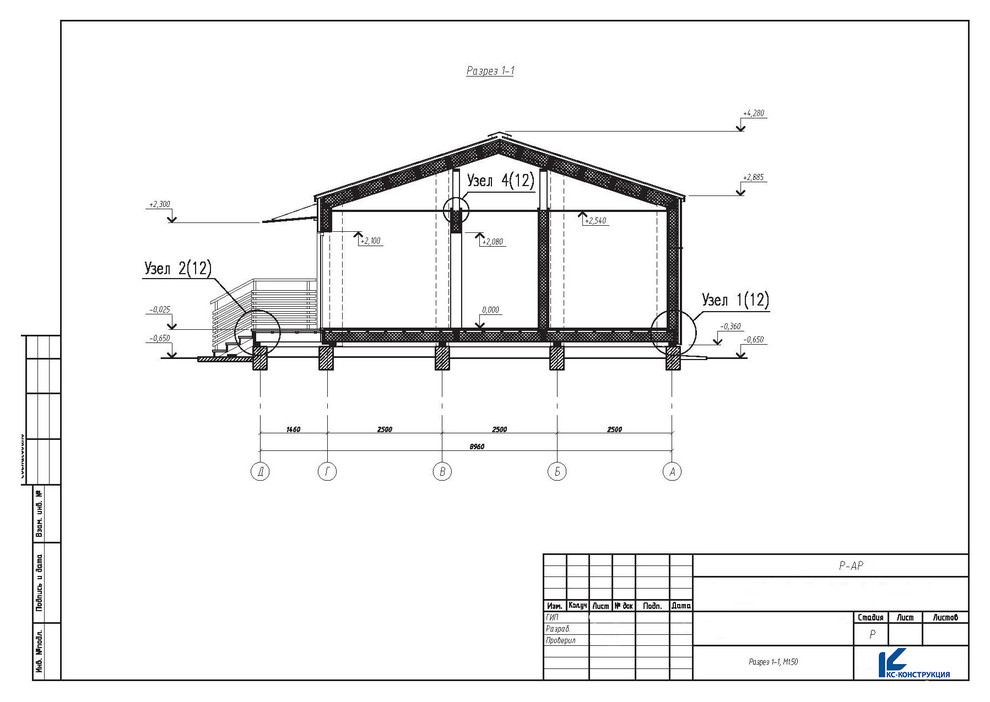 Проект одноэтажного дома в стиле "Барн"