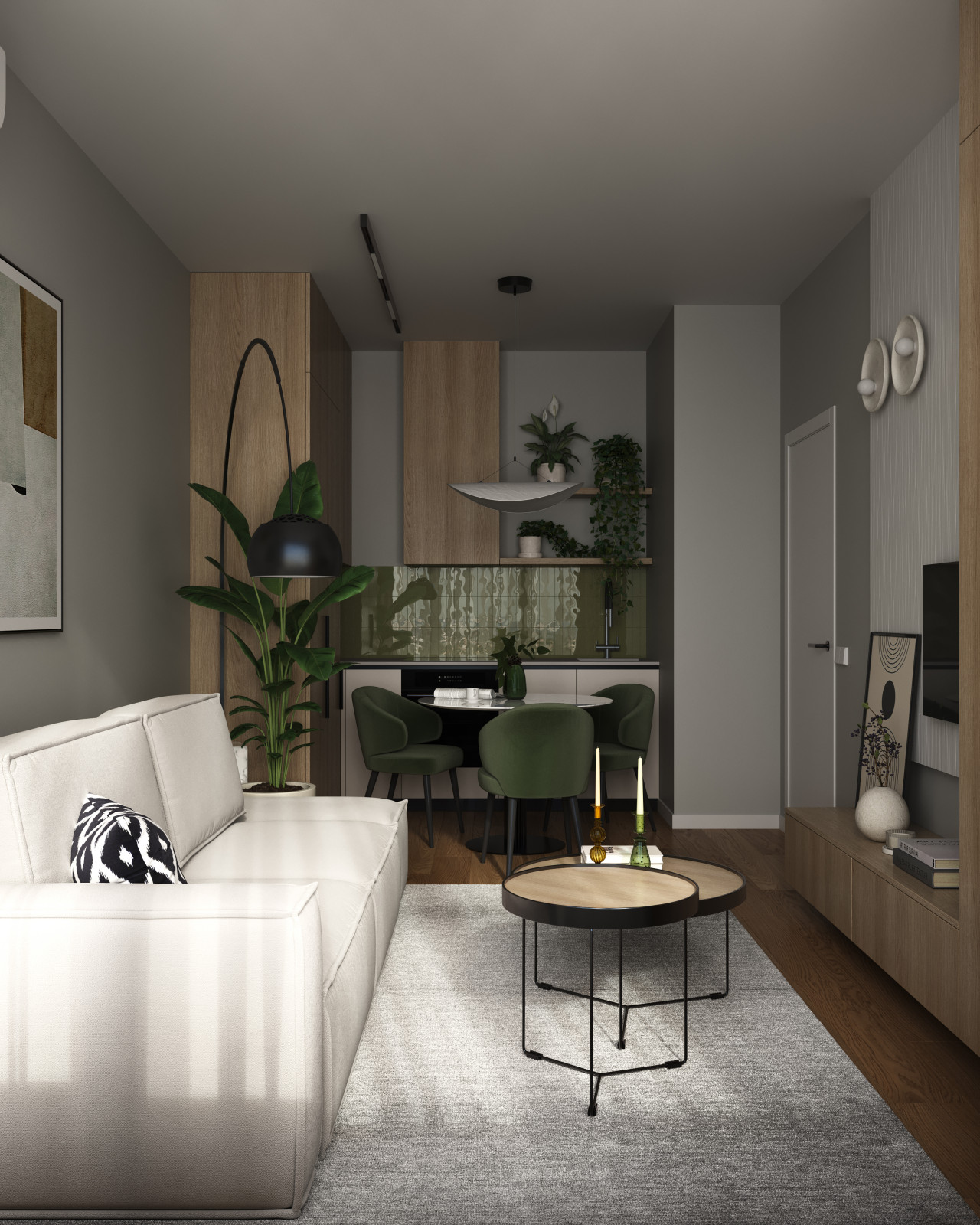 Апартаменты 50 м.кв.