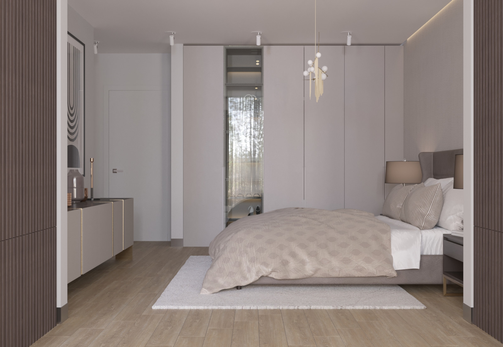 Спальня в загородном доме