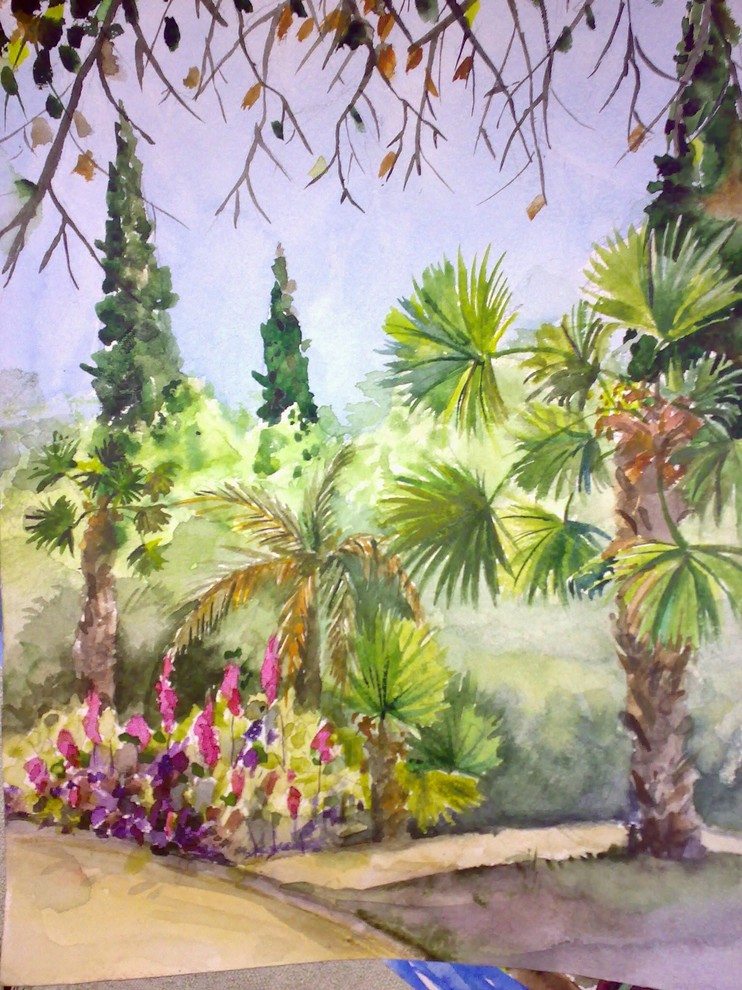 картины акварелью