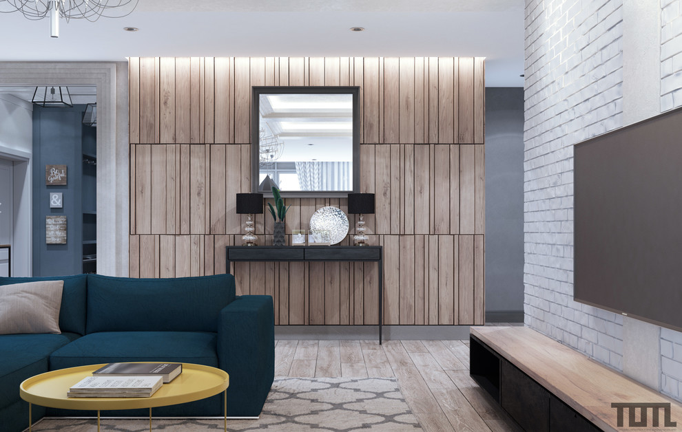 Просторный лофт для большой семьи