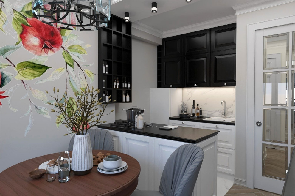 Двухкомнатная квартира рядом с видом на Аптекарский огород