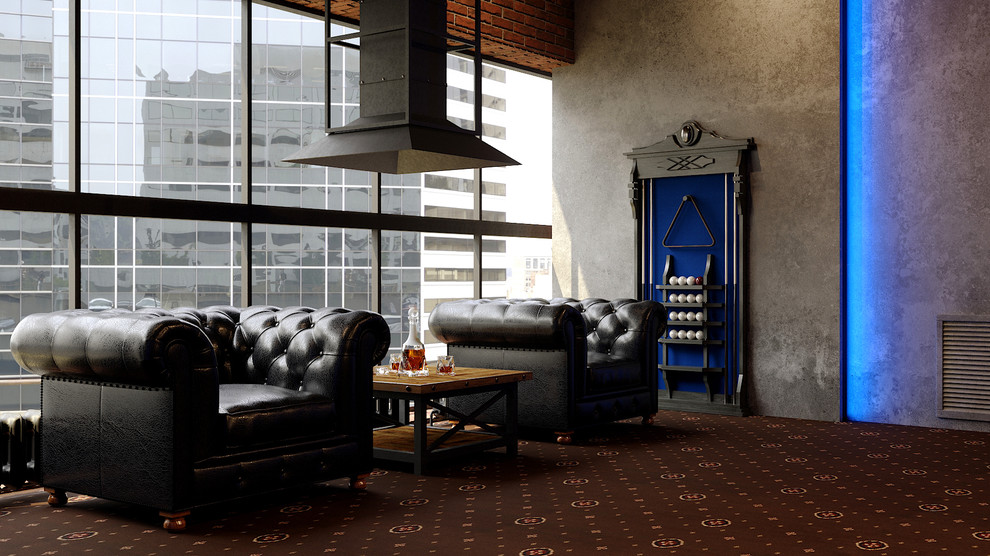 БИЛЬЯРДНАЯ  В СТИЛЕ ЛОФТ