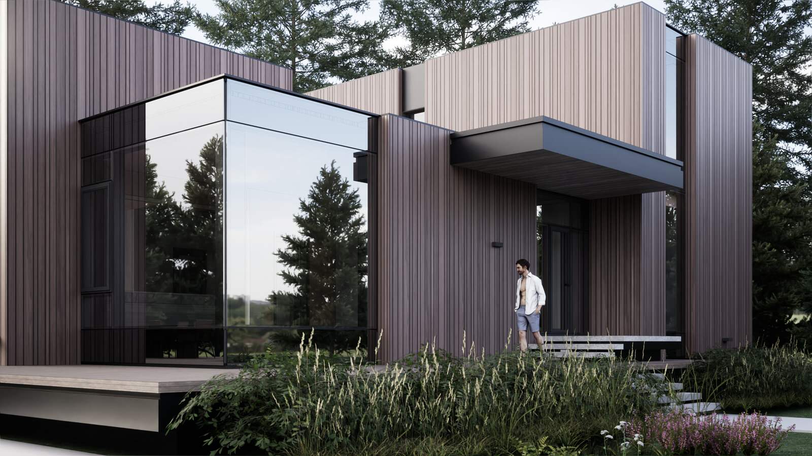 Обложка проекта: Архитектурный проект дома на берегу р. Китой